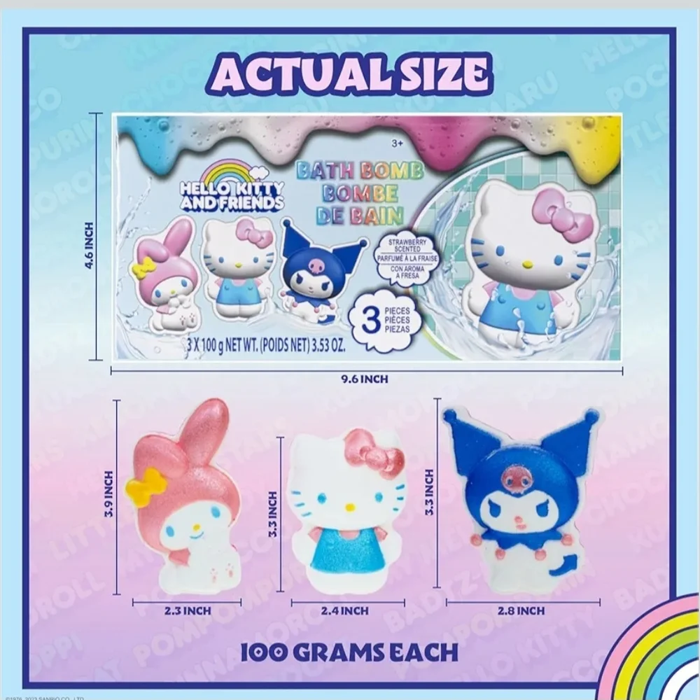 Hello Kitty and Friends Bath Bomb Set